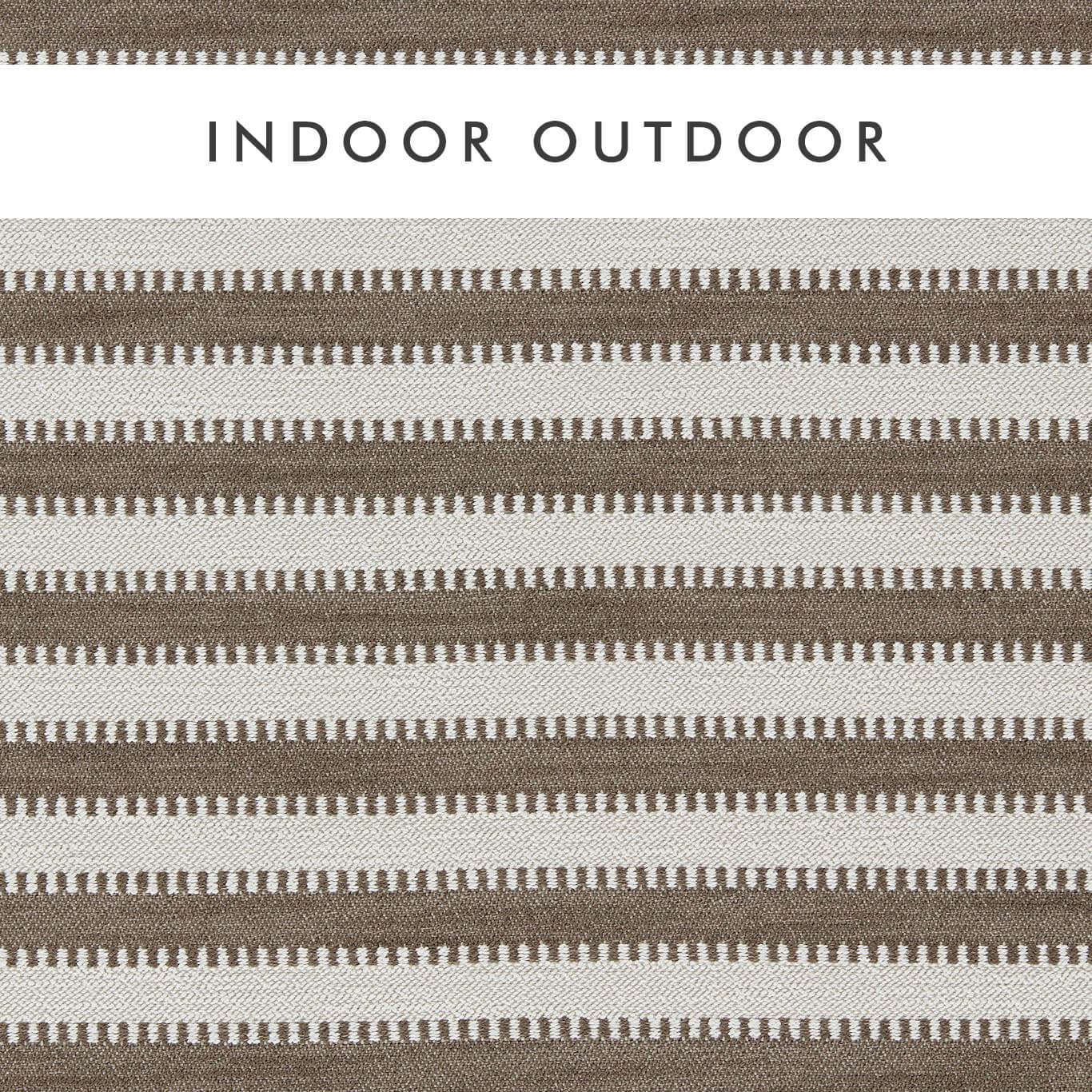 Harlequin Ocala Stripe Chocolate/Taupe Fabric Sample HIOT134526