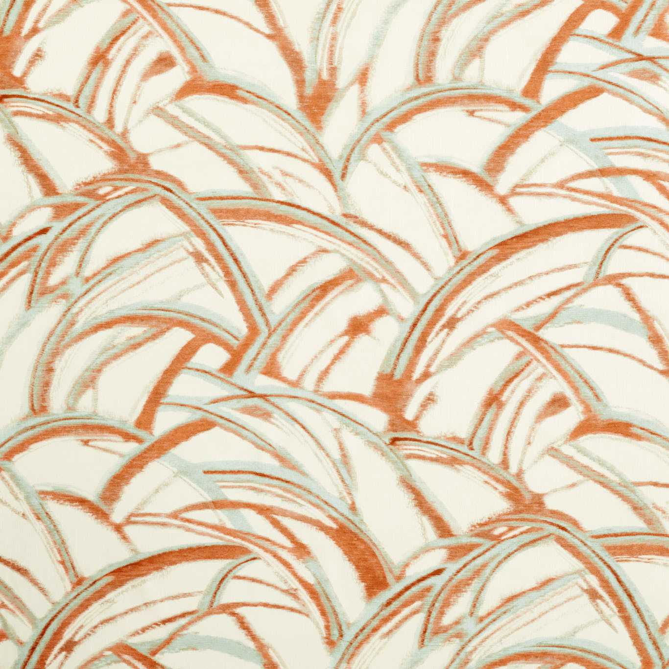 Harlequin Kimono Paprika/Seaglass Fabric Sample HKAF121271