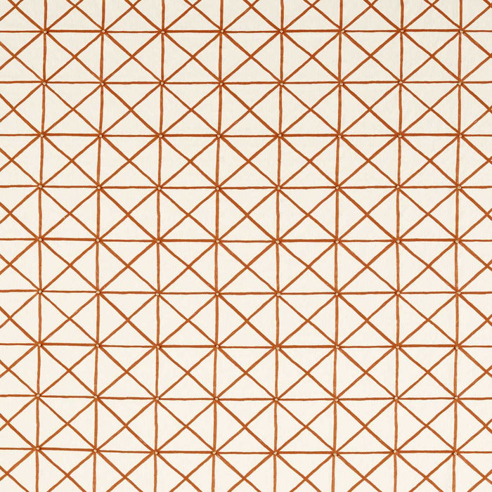 Harlequin Kado Frost/Paprika Fabric Sample HKAF134598