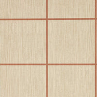 Harlequin Wood Blocks Oak/Terracotta Gloss Wallpaper HKAW113200