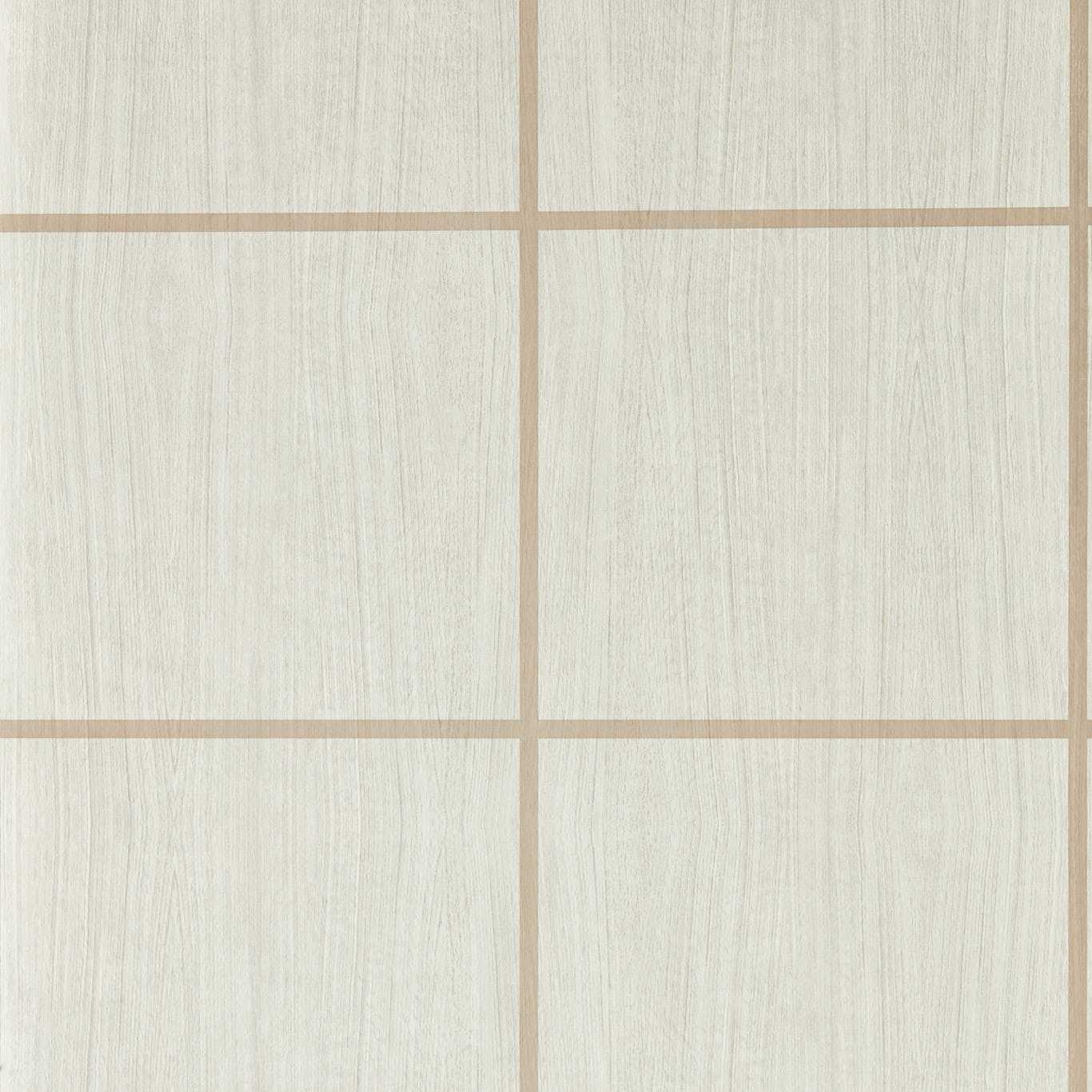 Harlequin Wood Blocks Silver Birch/Blush Gloss Wallpaper Sample HKAW113202