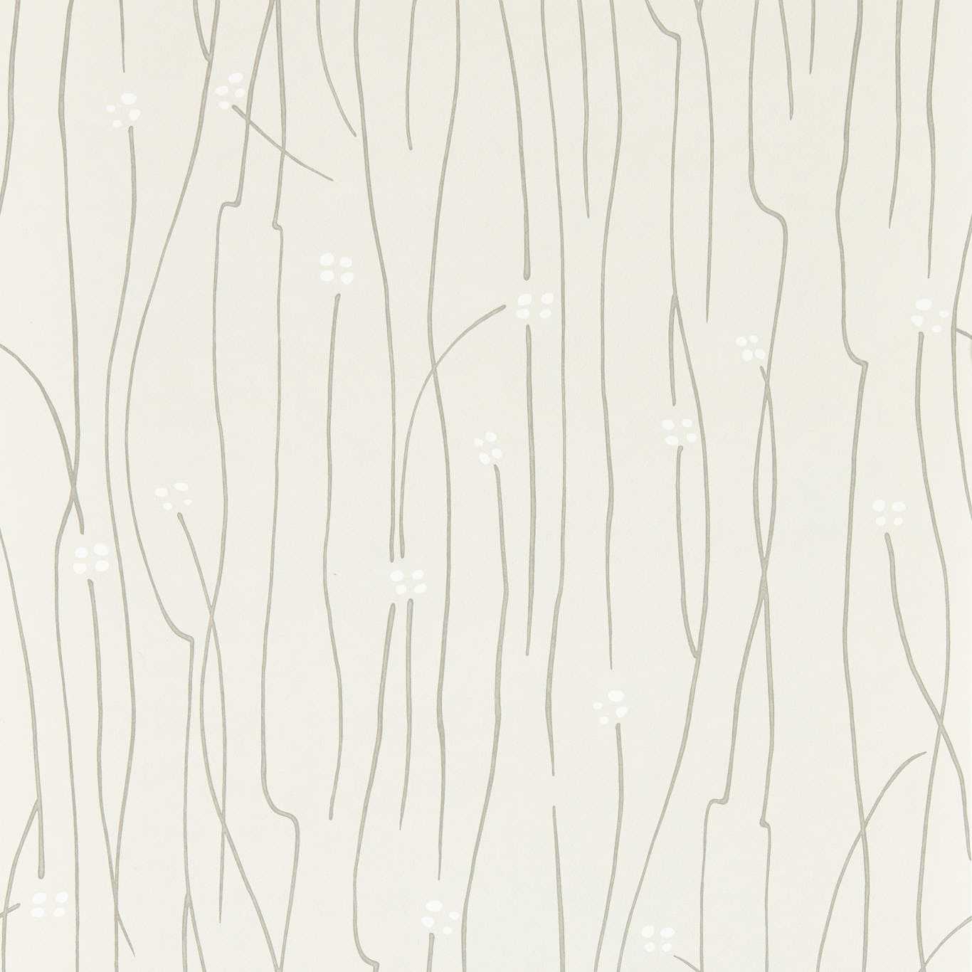 Harlequin Eizou Silver/ Frost/ Chalk Wallpaper Sample HKAW113216