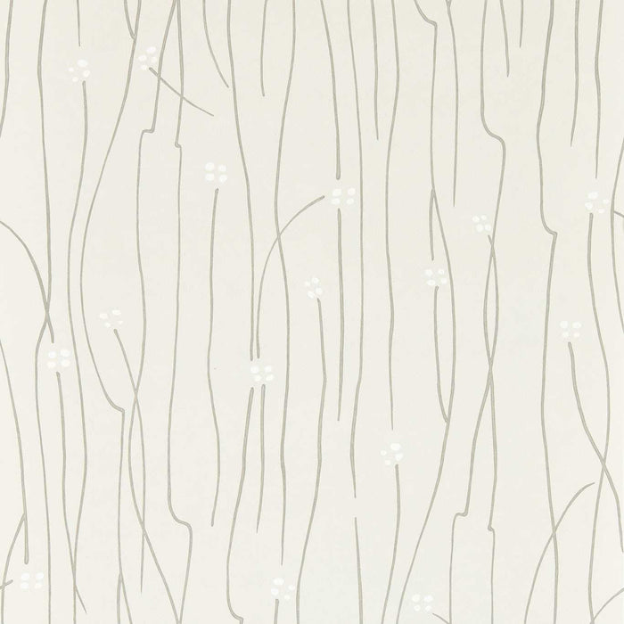 Harlequin Eizou Silver/ Frost/ Chalk Wallpaper Sample HKAW113216