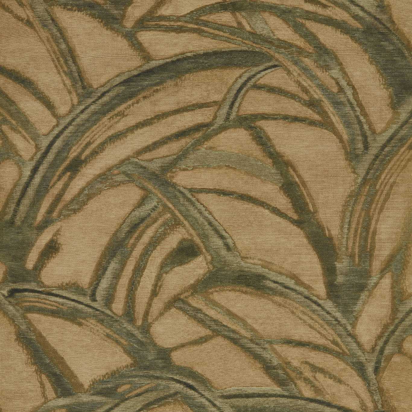 Harlequin Kimono Clay/Graphite Wallpaper Sample HKAW113229
