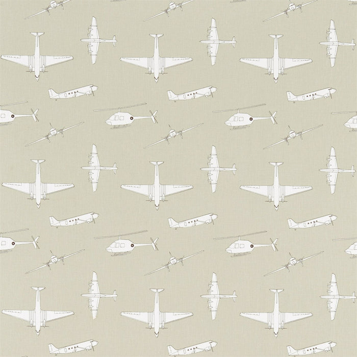 Harlequin Chocks Away Stone Fabric Sample HKID130758