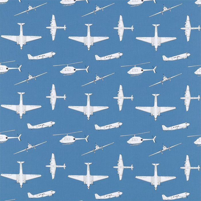 Harlequin Chocks Away Royal Blue Fabric Sample HKID130759