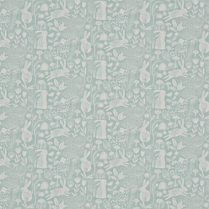 Harlequin Into The Meadow Duck egg Fabric Sample HLTF120937