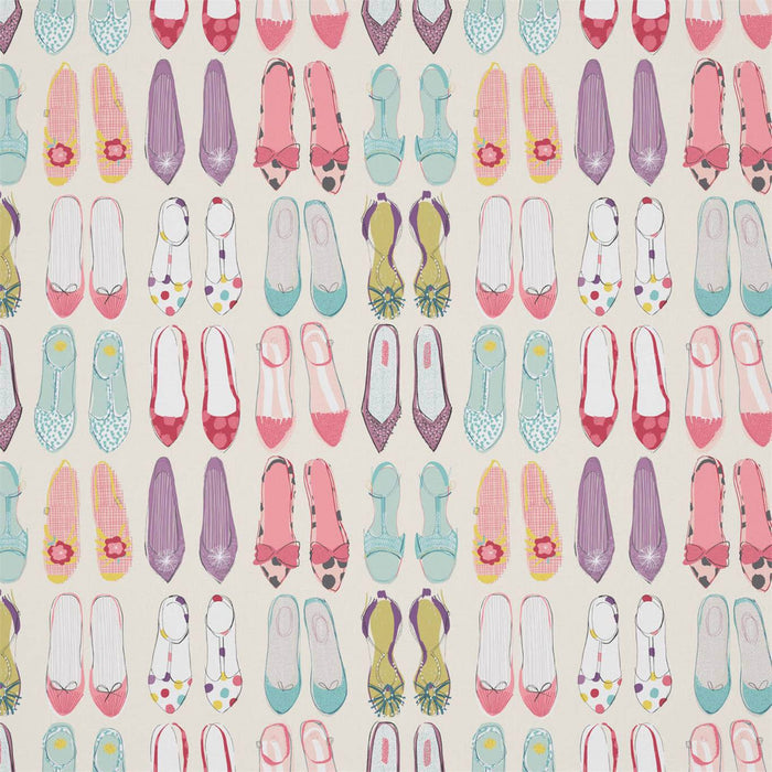 Harlequin World At Your Feet Pebble/Blossom/Sky Fabric Sample HLTF120943