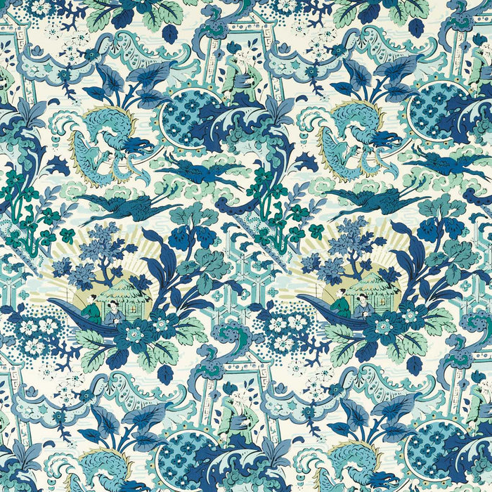 Harlequin Shenlong Celestial/Ink Fabric Sample HLUM121054