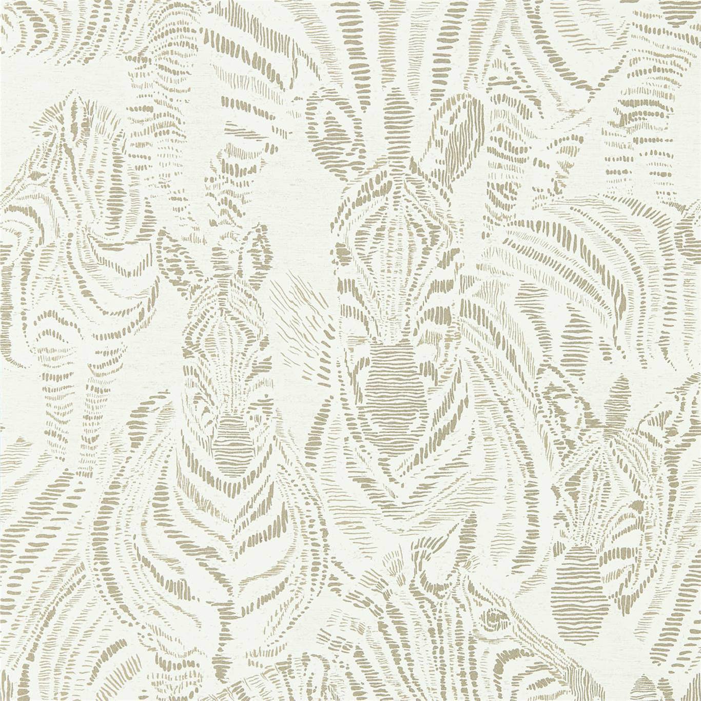 Harlequin Nirmala Gilver/Oyster Wallpaper Sample HMIW112240