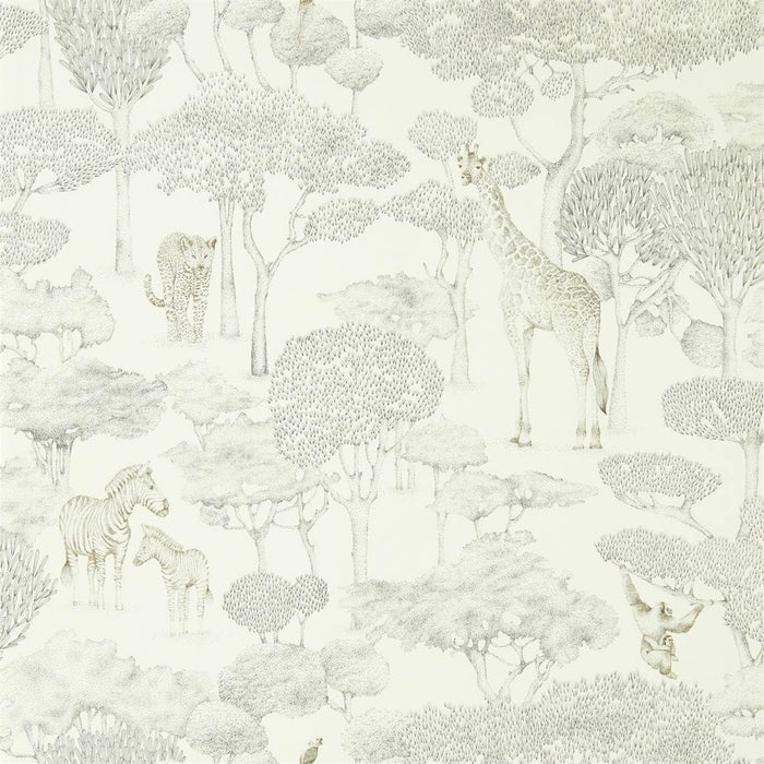 Harlequin Shamwari Chalk/Slate Wallpaper Sample HMIW112243