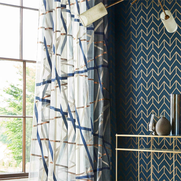 Harlequin Yasuda Ink/Copper Fabric Sample HMVO132796