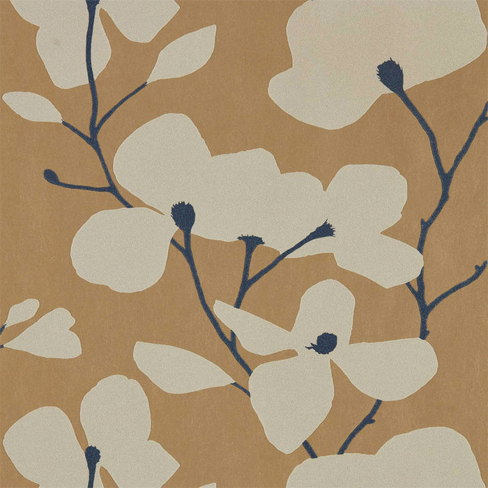 Harlequin Kienze Shimmer Antique Gold/Ink Wallpaper Sample HMWF111972