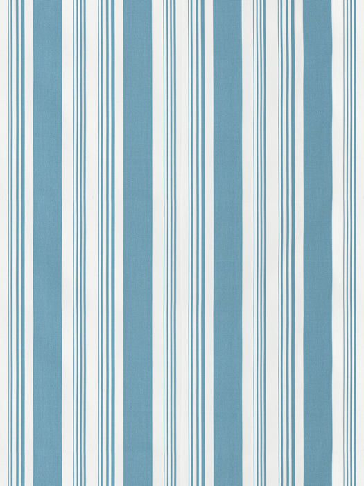 Hinson Topsail Stripe Sky Fabric HN273580001