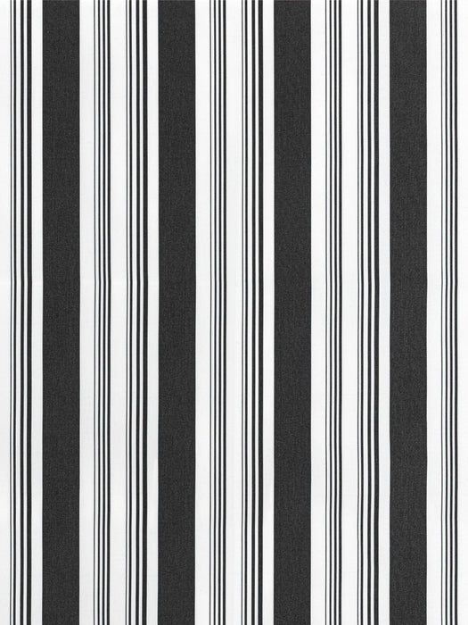 Hinson Topsail Stripe Onyx Fabric HN273580004