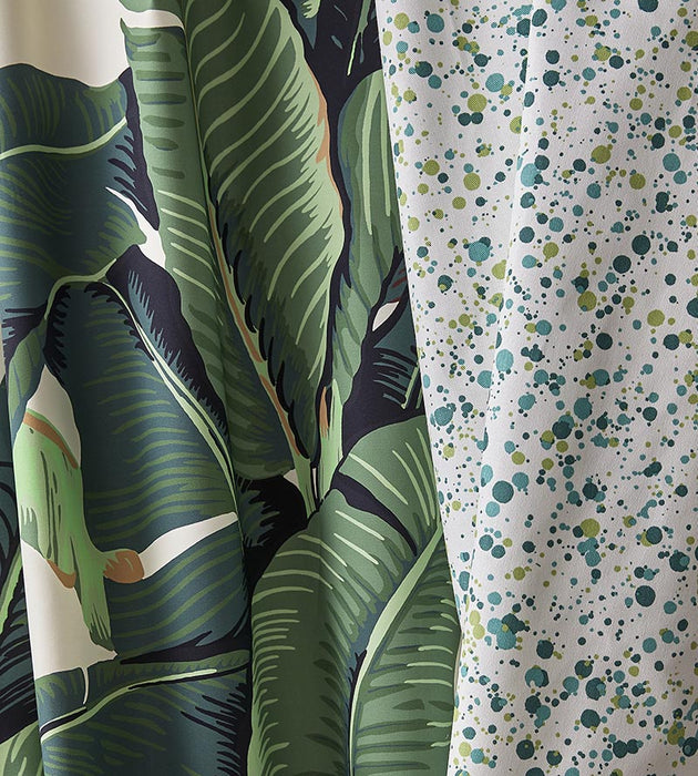 Hinson Hinson Palm - Cotton Print Green Fabric Sample HN420100001