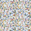Hinson Fountain Embroidery Tropical Blue Fabric HN273360002