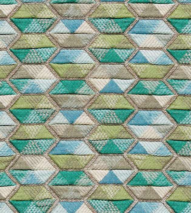 Hinson Carousel Aqua Fabric Sample HN420060003
