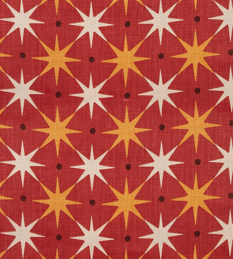 Hinson Star Power Red Fabric Sample HN420230003