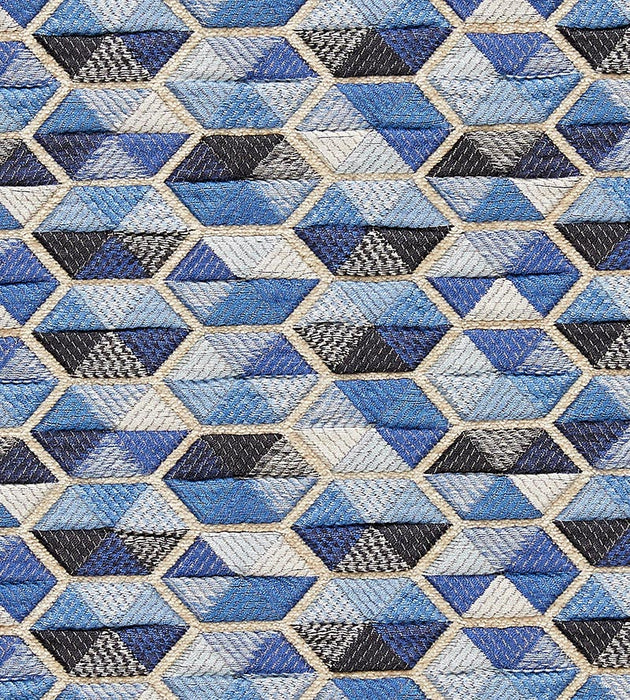 Hinson Carousel Blue Fabric Sample HN420060004