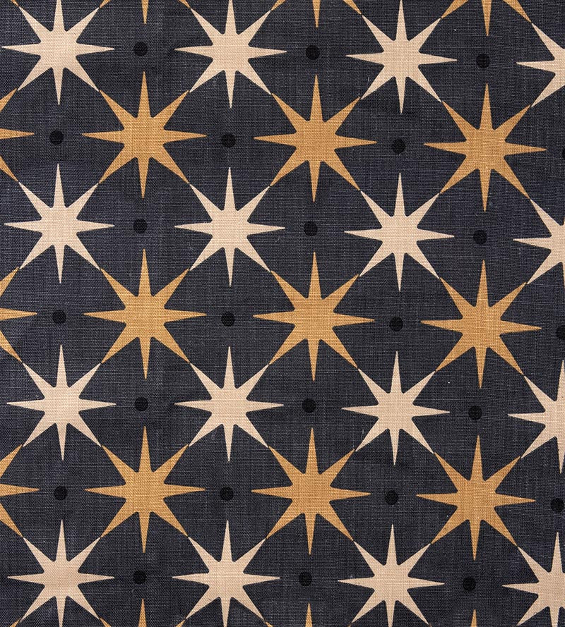 Hinson Star Power Charcoal Fabric Sample HN420230005