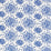 Hinson Fireworks Cotton Print Blue On White Fabric Sample HNF1020000B