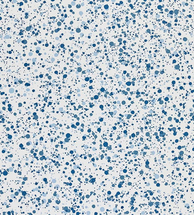 Hinson Spatter Cotton Print Ocean Blue Fabric Sample HNF015300BK