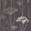 Harlequin Gardinum Charcoal/Flint/Gilver Wallpaper Sample HPOW110556