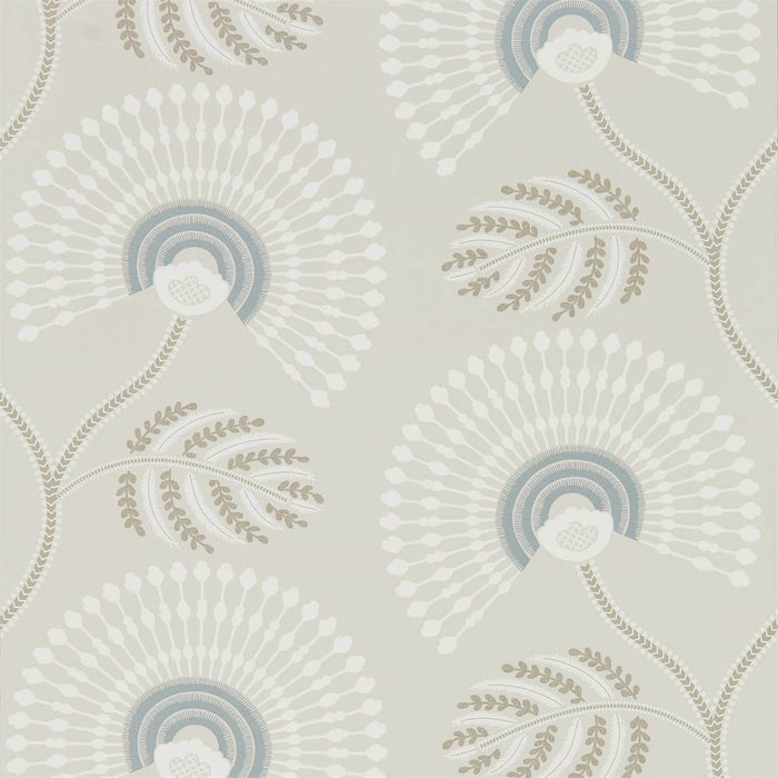 Harlequin Louella Seaglass/Pearl Wallpaper Sample HPUT111910