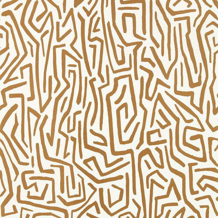 Harlequin Melodic Gold/Paper Lantern Wallpaper Sample HQN2112830