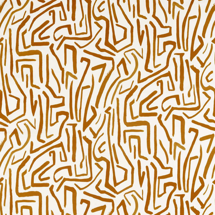 Harlequin Melodic French Ochre/Paper Lantern Fabric Sample HQN2121071