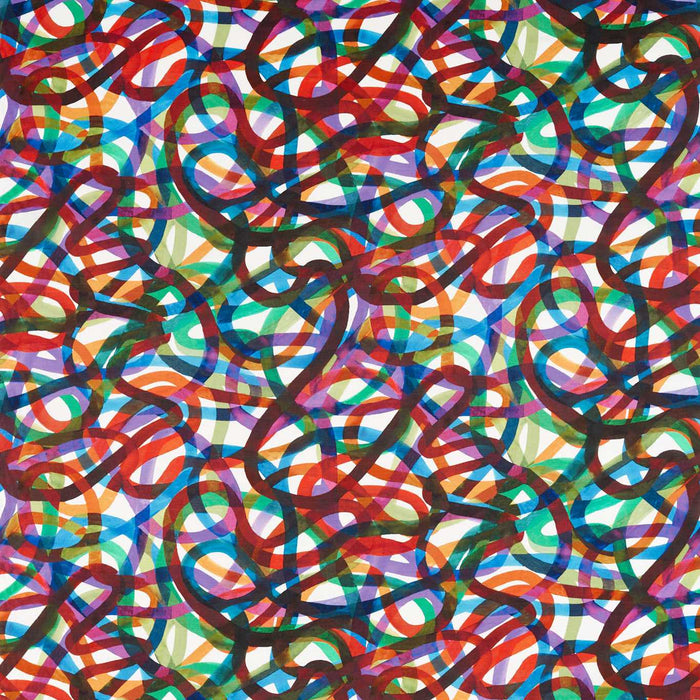 Harlequin Rhythm Fire/Brazilian Rosewood/Onsen/Forest Fabric Sample HQN2121089