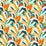 Harlequin Calathea Azul/Onsen/French Ochre/Paprika Velvet Fabric Sample HQN3121138