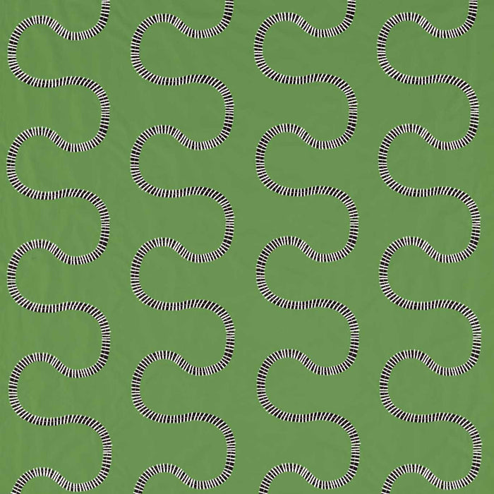 Harlequin Michi Forest/Black Earth/First Light Fabric Sample HQN3133912