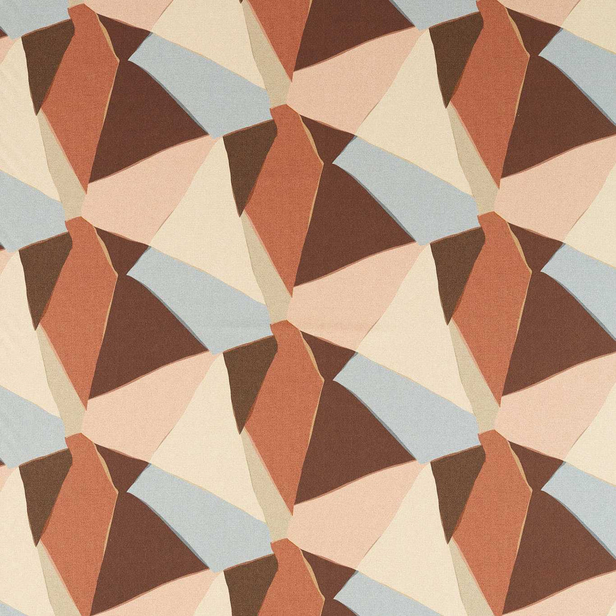 Harlequin Sumi Reflect Cornflower/Blush/Spice HRFD121199 Fabric