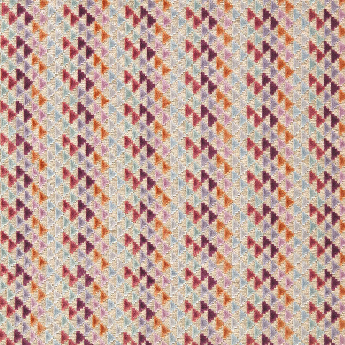 Harlequin Vidi Lilac/ Aubergine/Cornflower Fabric HRFV134024
