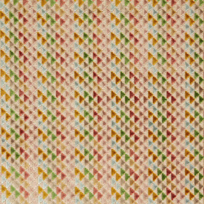 Harlequin Vidi Blush/Ochre/Kelly Fabric Sample HRFV134025