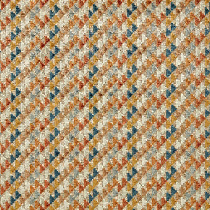 Harlequin Vidi Tiger/Taupe/French Blue Fabric HRFV134026