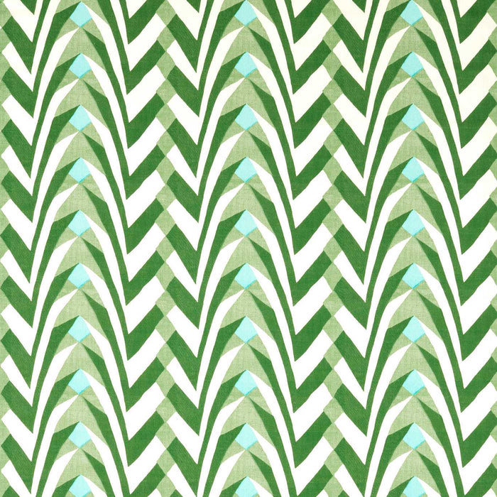 Harlequin Klimt Kelly/Aqua Fabric Sample HRTF121252