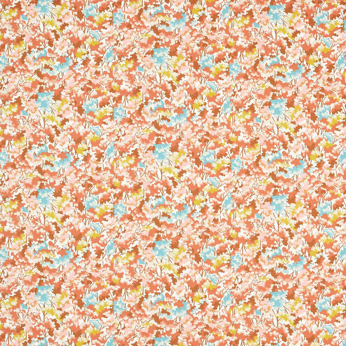 Harlequin Tree Tops Baked Terracotta/Azul/Honey Fabric Sample HRTF121254