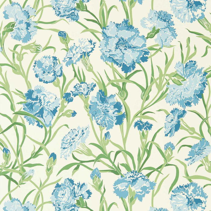 Harlequin Fleur de Joie French Blue/Succulent/Soft Focus Wallpaper HRTW113134