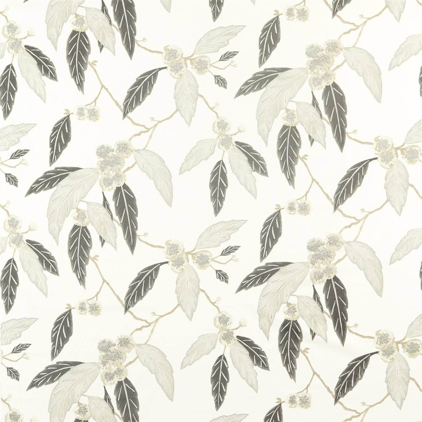 Harlequin Coppice Platinum/Ebony Fabric Sample HSAF120823