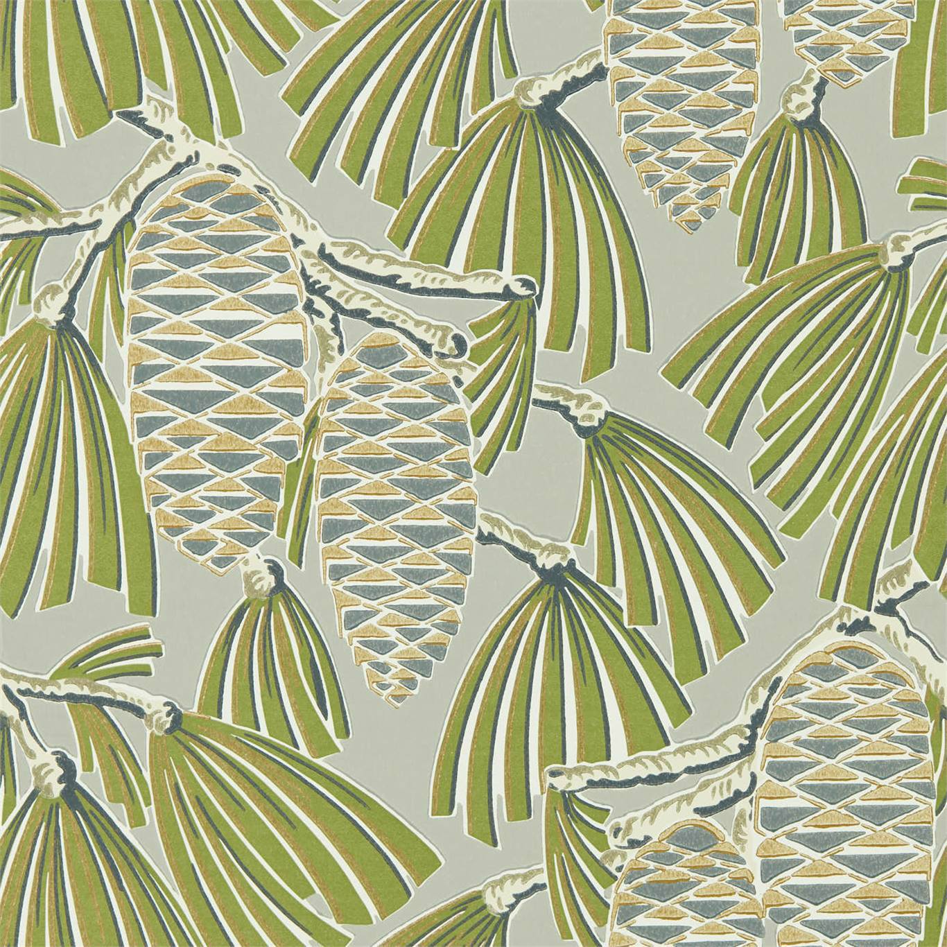 Harlequin Foxley Fern Stone Wallpaper Sample HSAW112126