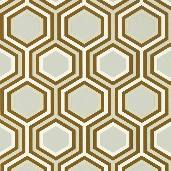 Harlequin Selo Gold/Platinum Wallpaper Sample HSAW112147