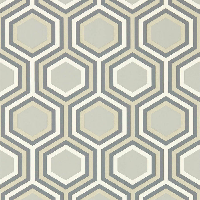 Harlequin Selo Slate/Platinum Wallpaper Sample HSAW112148