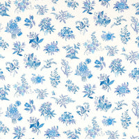 Harlequin Woodland Floral Lapis/Amethyst/Pearl Fabric HSRF121174
