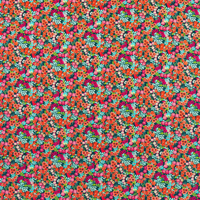 Harlequin Wildflower Meadow Carnelian/Aquamarine/Peridot Fabric Sample HSRF121184
