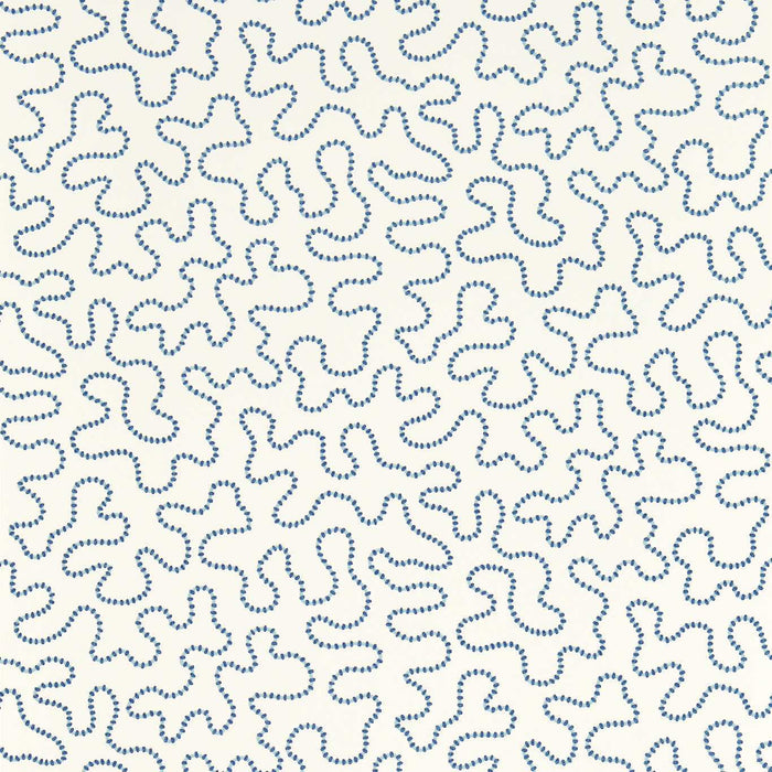 Harlequin Wiggle Lapis/Sky Wallpaper Sample HSRW113063