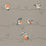 Harlequin Perisco Tangerine/Duckegg Wallpaper Sample HSTO111485