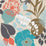Harlequin Doyenne Sky/Olive/Coral Wallpaper Sample HSTO111493